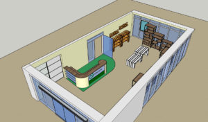 Planung Verkaufsraum © Hand in Hand-Werk gGmbH